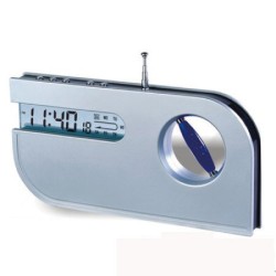 Desktop radio with LED display timer