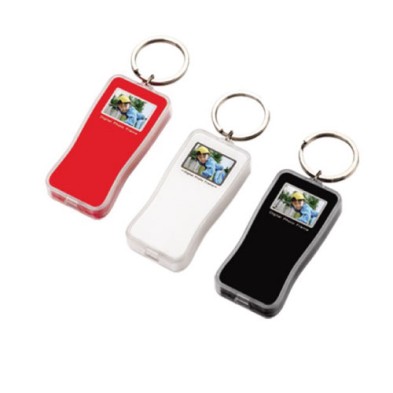 Mini digital photo frame with keychain