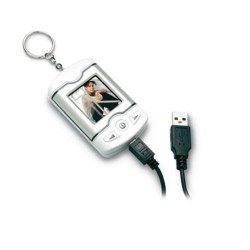 Mini digital photo frame with keychain