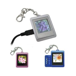 Mini digital photo frame with keychain