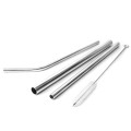 Stainless Steel Drinking Straws (4 Pieces Set)