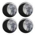 Heat-Activated Moon Coasters (4 Pcs Set)