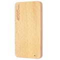 Natural Wooden Power Bank 4000mAh