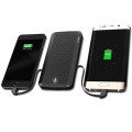 Ultra Slim Power Bank 8000mAh with Built in Cables