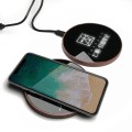 Wooden Tempered Glass Wireless Charger