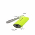 2 in 1 USB cable power bank keychain 5200mAh