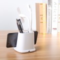 Desk Wireless Charger With Pen holder & USB Hub & Phone Stand