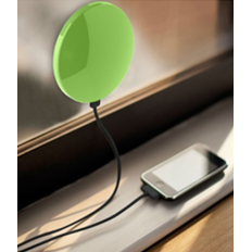 Circle shape Window stick solar power bank1800mah