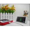 Square shape Window stick solar power bank2600mah