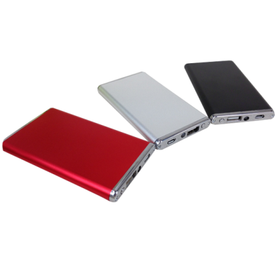 Slim Metal portable power bank 4000mAh 