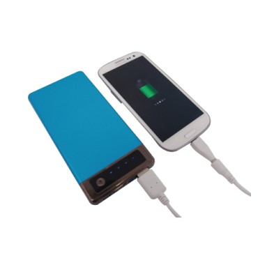 Dual USB mobile battery charger with torch 8000 mAh  (power bank) 