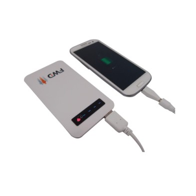 Executive USB mobile battery charger with LED 4000 mAh  (power bank) 