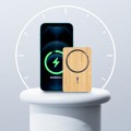 Mobile Power Magnetic Wooden Wireless Charger