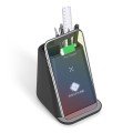 Led Logo Wireless Charger Stand Dual Usb Charger Wireless