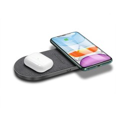 Fabric two-in-one wireless fast charging 15W