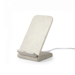 Eco Wheat Straw Wireless Charger Phone Stand 10W