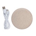 Eco Wheat Straw Round Wireless Charger