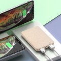 Eco麦秸秆移动电源无线充5000mah