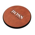 LED logo PU Leather Wireless Charger
