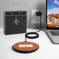 LED logo PU Leather Wireless Charger