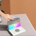  Mobile Phone Wireless Charger Bluetooth Speaker Desktop Colorful Small Table Lamp