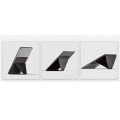 Desktop Folding PU Back Sticker Flat Stand