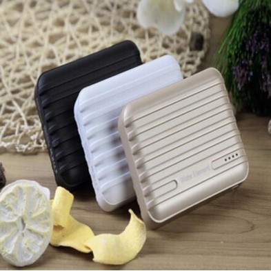 USB Luggage box power bank 6000mah with flashlight