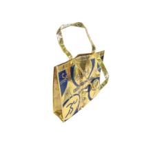 Gold foil shopping bag
