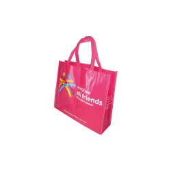 Laminating foil shopping bag