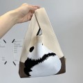 Japanese Style Knitted Lunch Bag