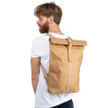 Easy-to-Clean Wash Kraft Paper Travel Backpack