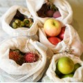 Environmentally Friendly Fruit and Vegetable Five-piece Mesh Bag Set