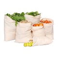 水果蔬菜抽繩棉布袋