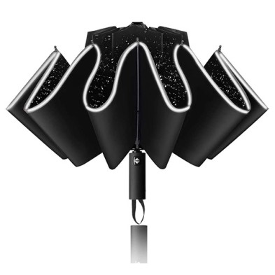 Reflective Night Travel Automatic Folding Umbrella