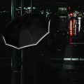反光夜行自动折叠伞