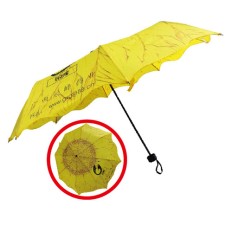 Flower shape folding umbrella