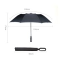 Buckle two-fold umbrella