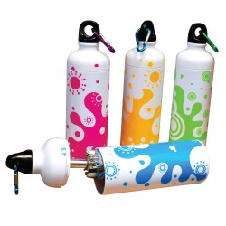 Bottle case folding umbrella