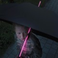 LED light up regular umbrella 