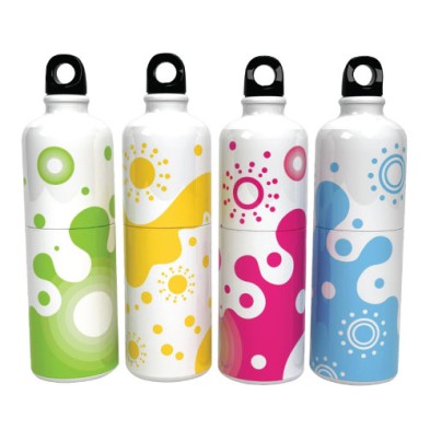 Mini battery handy fan with bottle packing