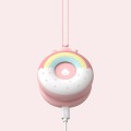 USB Donut Leafless Neck Hanging Fan