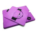 360 Degree Rotation Hand-Held Leather Protector IPad Case