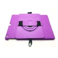 360 Degree Rotation Hand-Held Leather Protector IPad Case