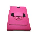 360 Degree Rotation Hand-Held Leather Protector IPad Case