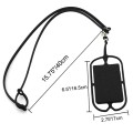 Silicone Phone Wallet With Lanyard