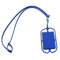Silicone Phone Wallet With Lanyard