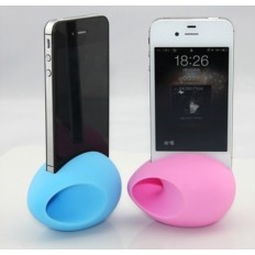 Silicon Egg shaped iphone speaker