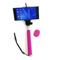 Bluetooth Shutter smartphone Self-timer Remote Control+Monopod