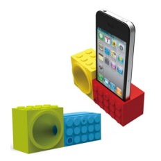 Silicon iPhone lego speaker