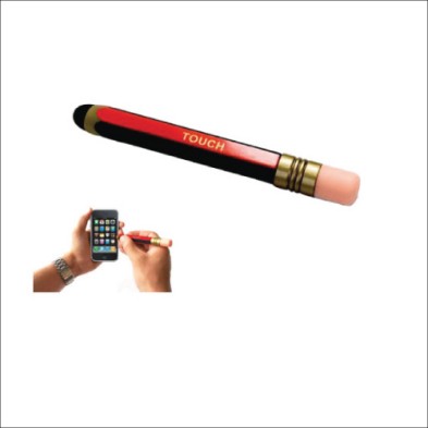 Smartphone touch pen in pencil shape
